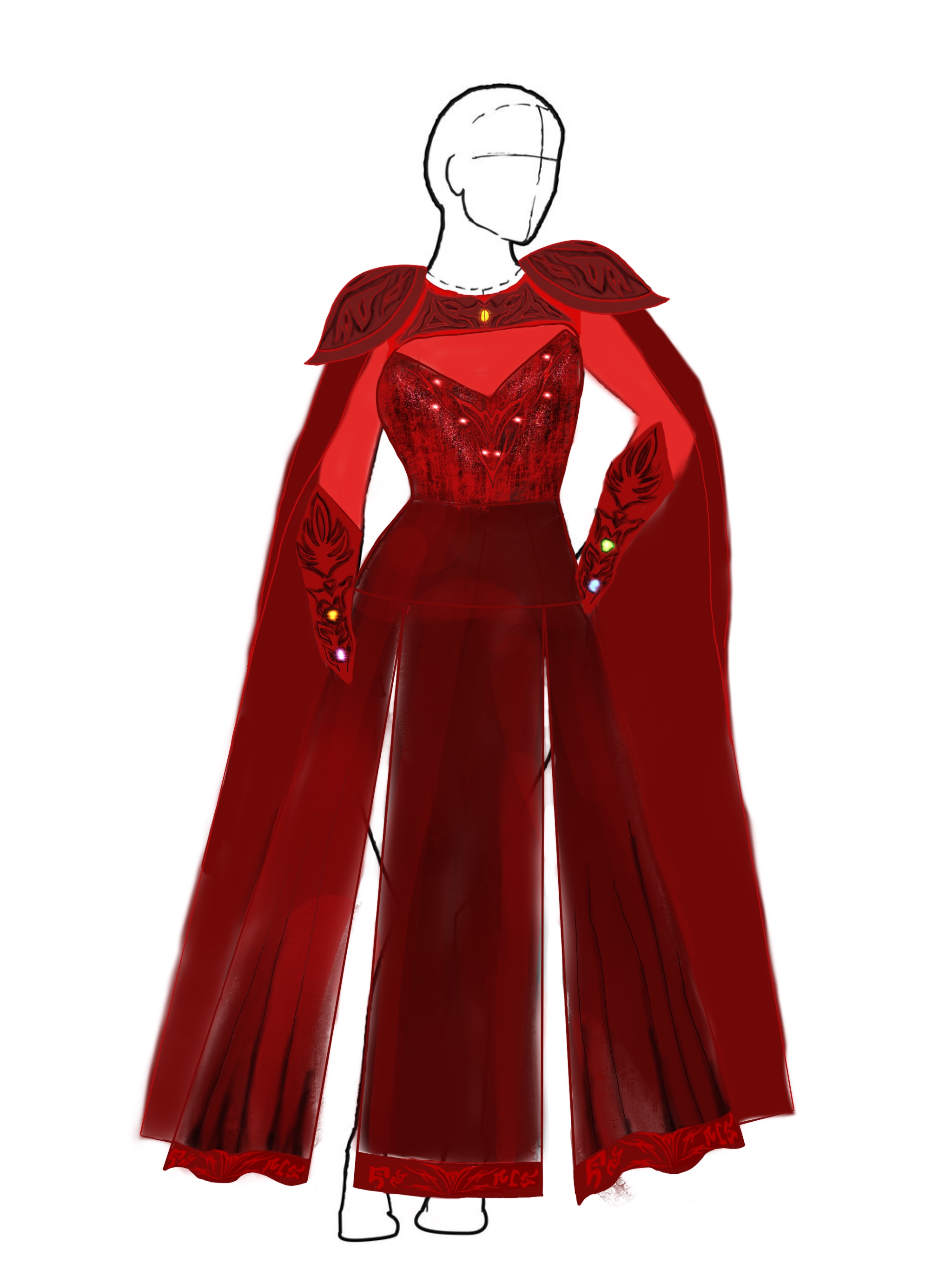 Scarlett Witch detail