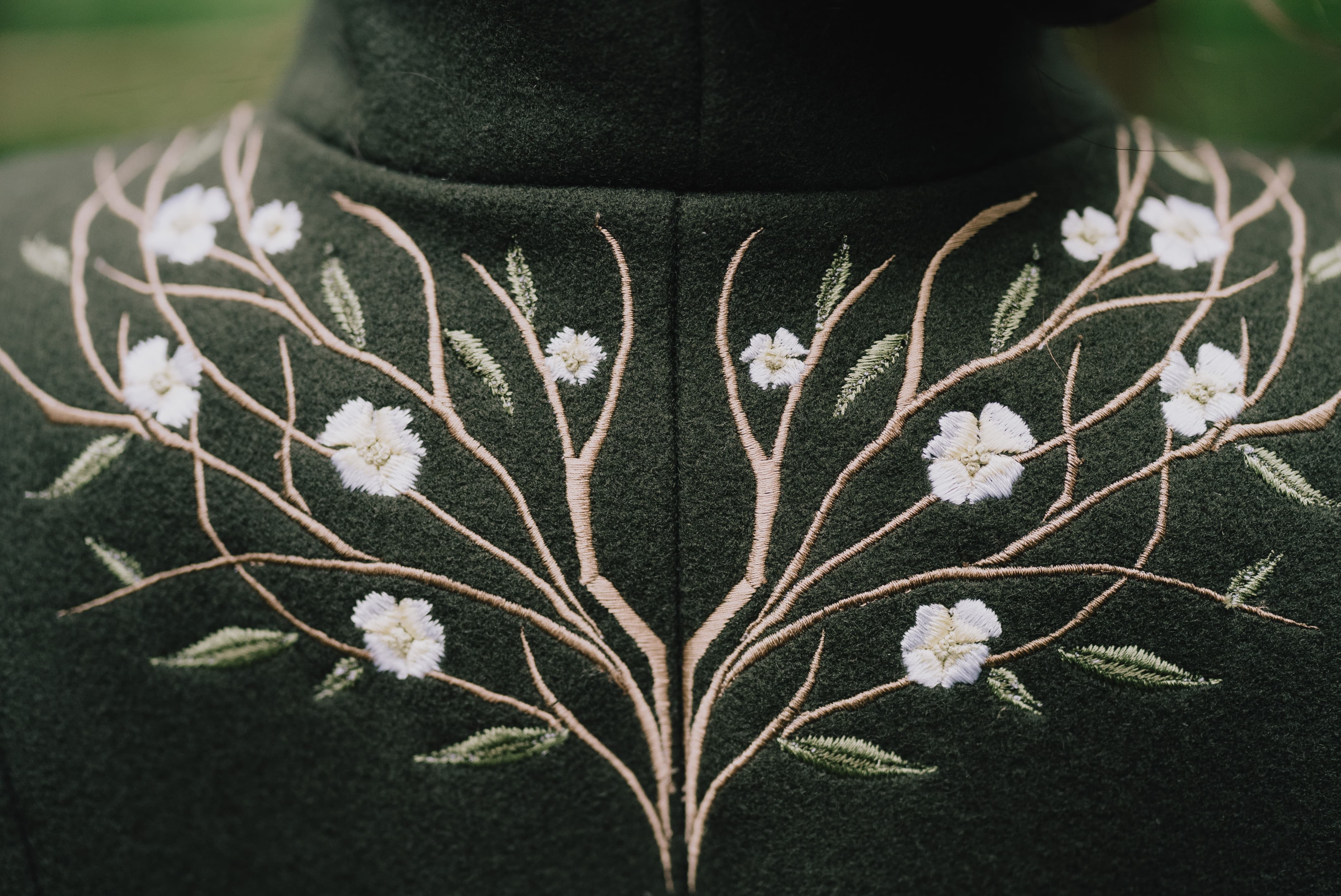 Embroidered Coat embroidery
