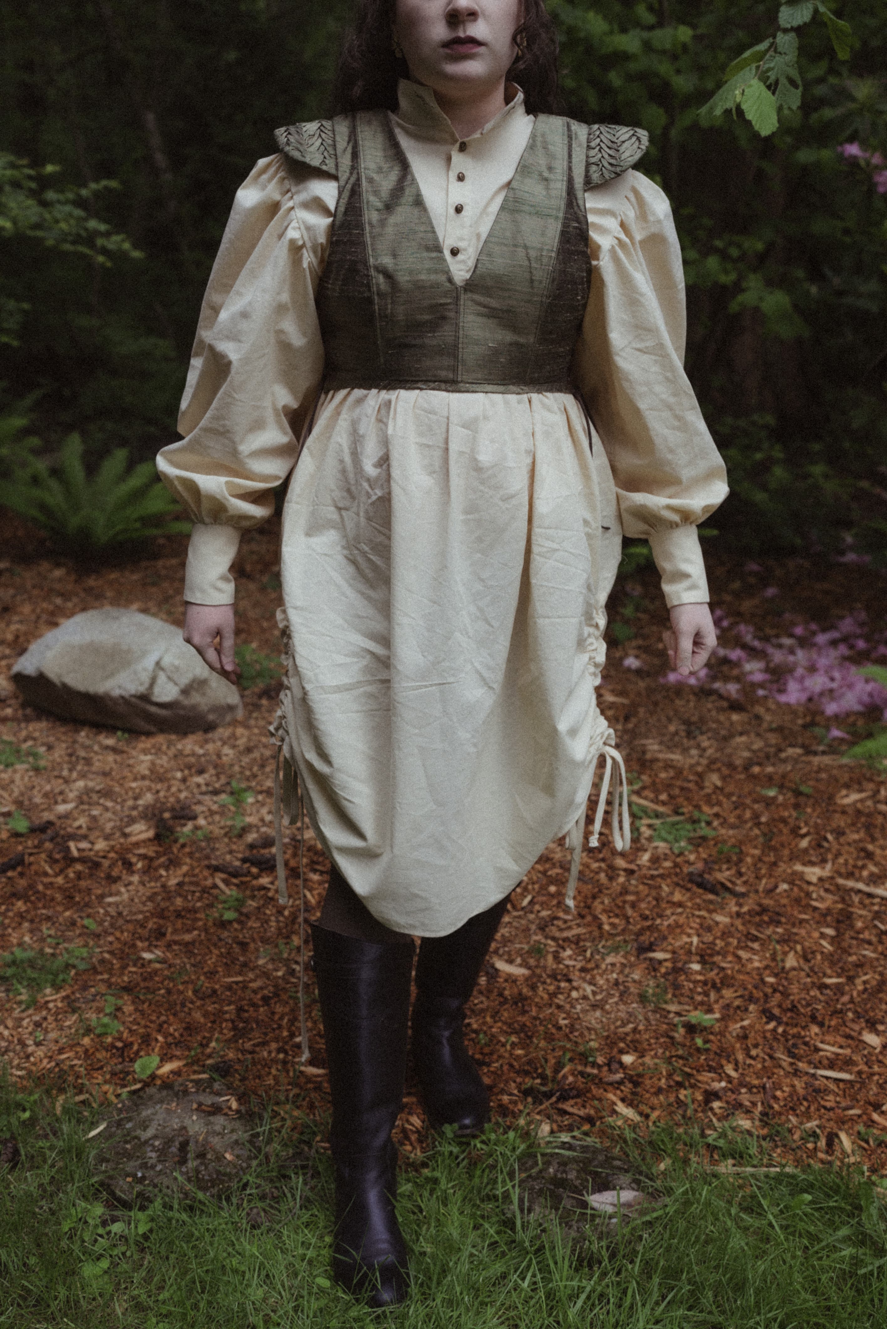 Shirtdress and Vest