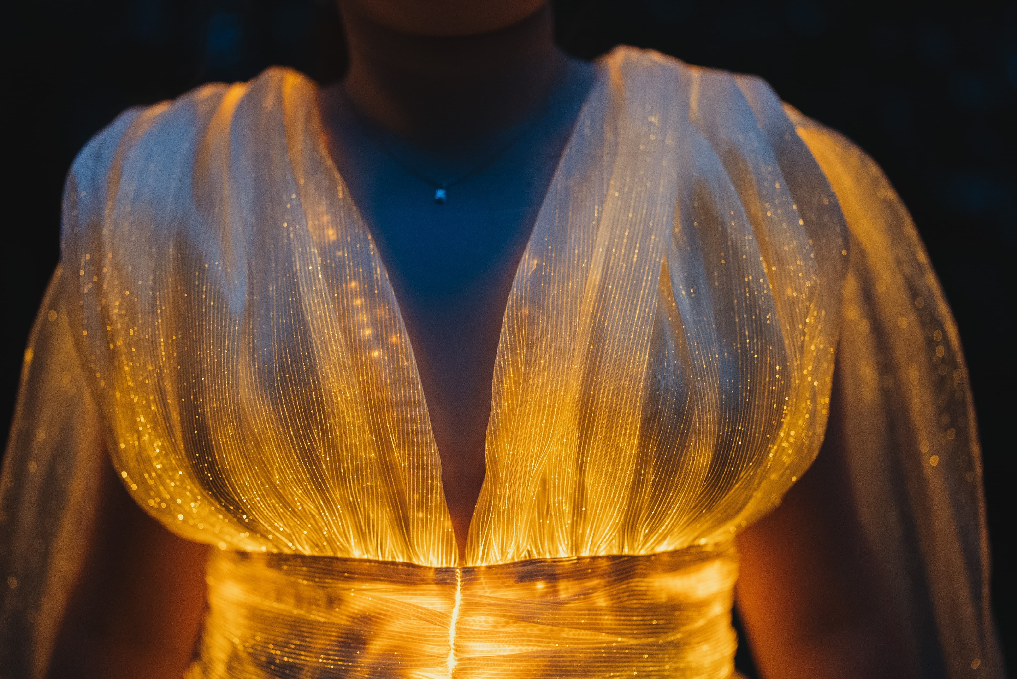 Fiber Optic Dress detail 2