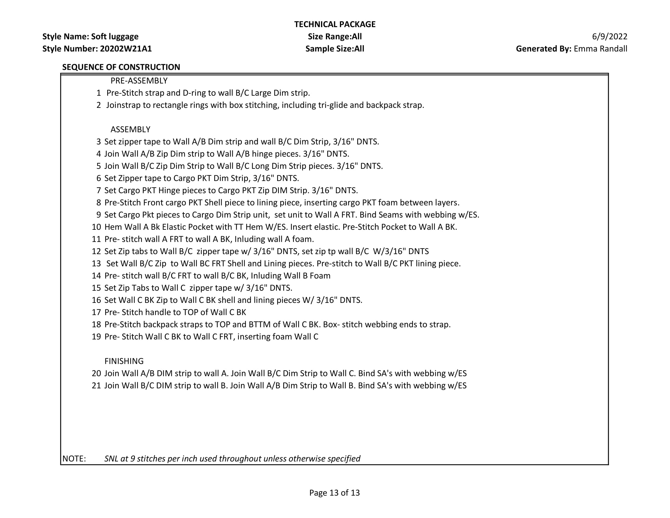 Backpack tech pack page 13