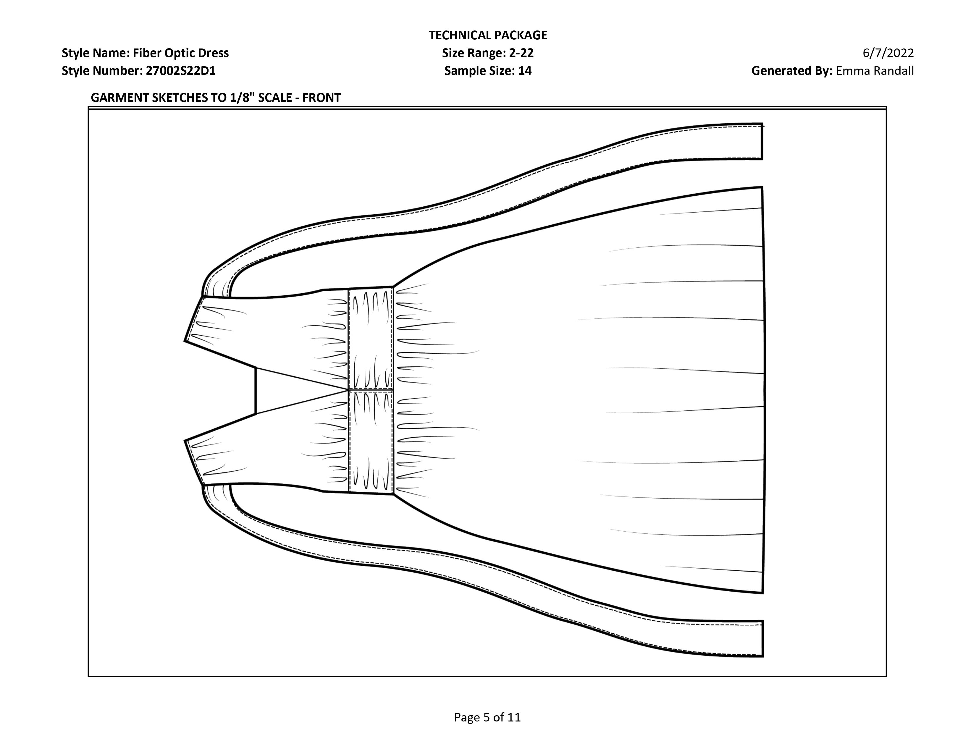 Fiber Optic Dress tech pack page 5